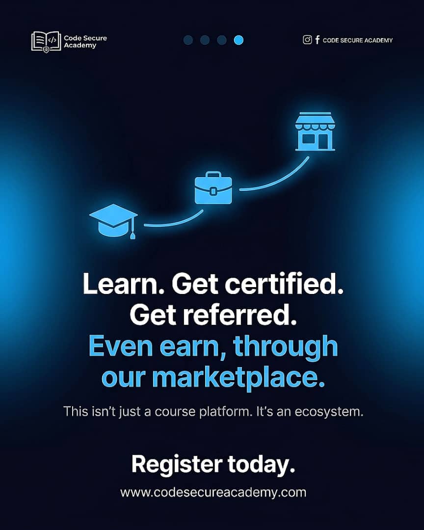 Learn. Get certified. Get referred. Even earn, through our marketplace.